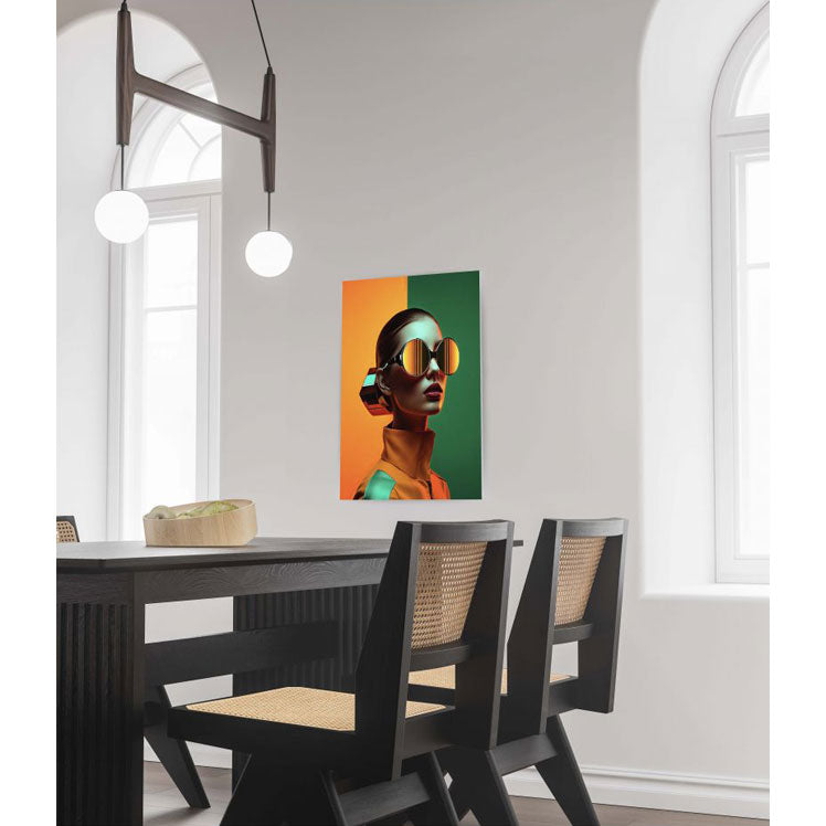 Tableau sur verre acrylique - La Mode de Demain 04