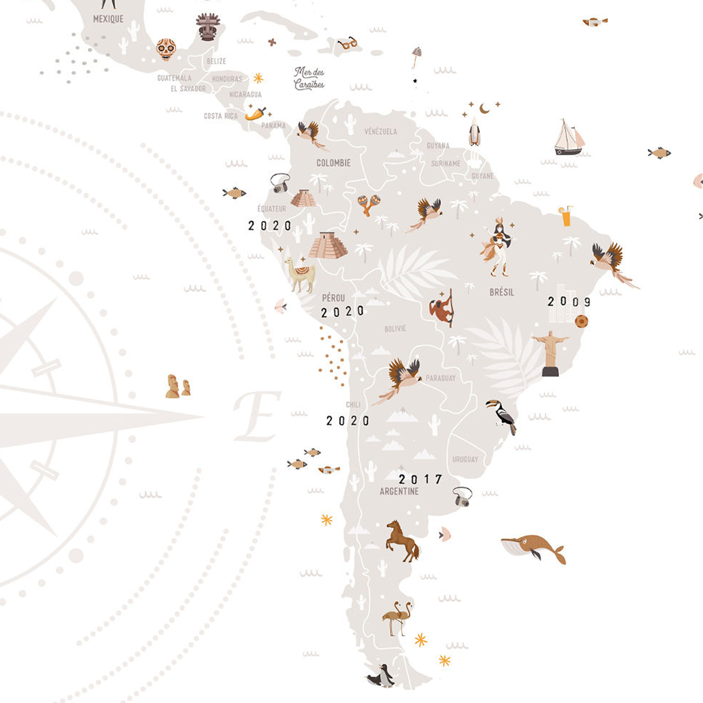 Carte du monde