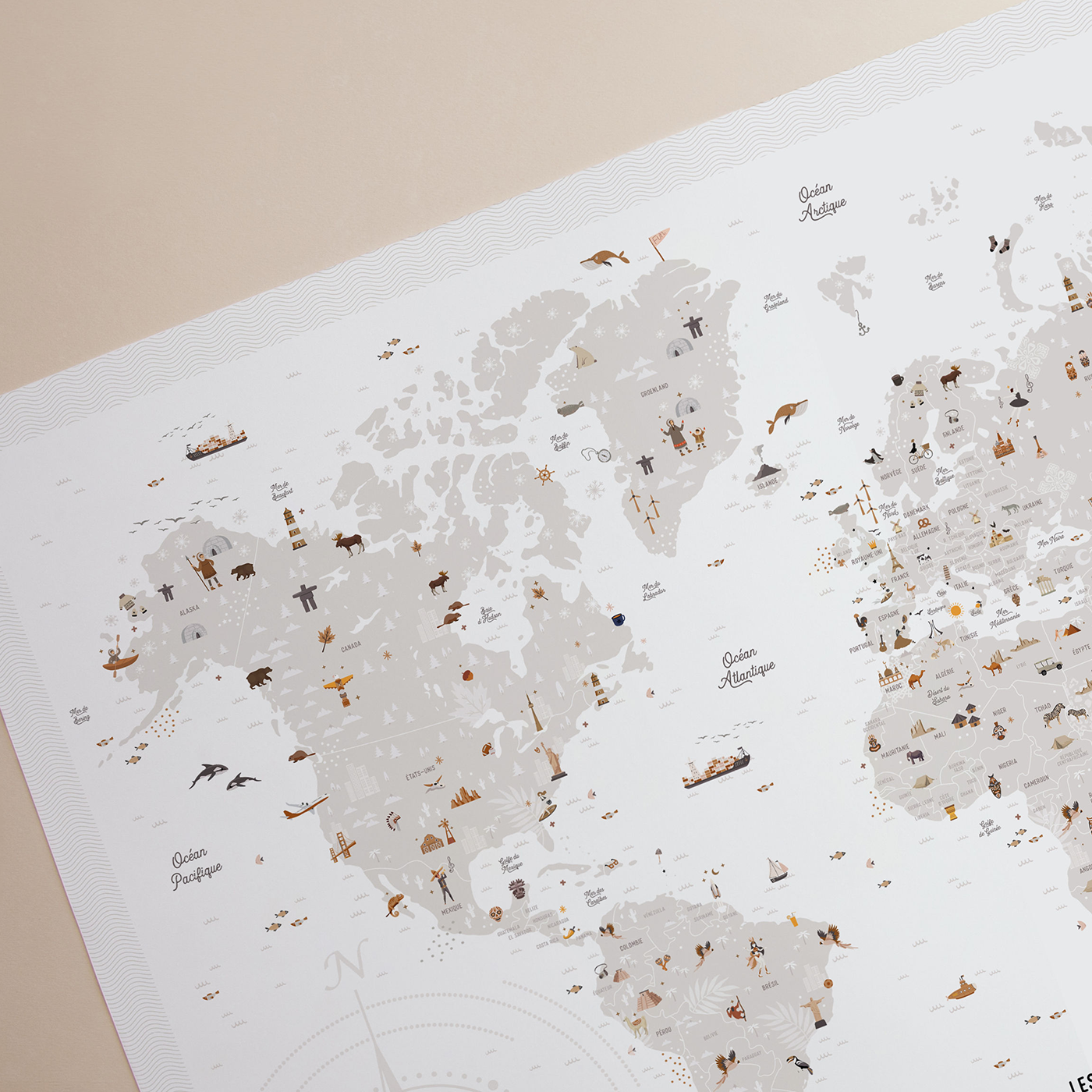Carte du monde