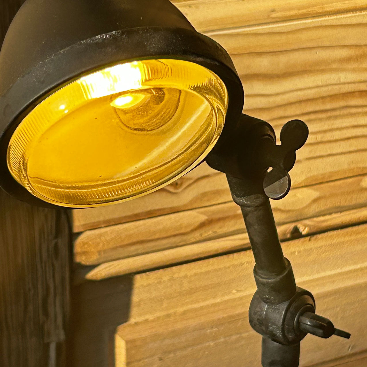 Lampe à poser - Nano patine Noir brûlé