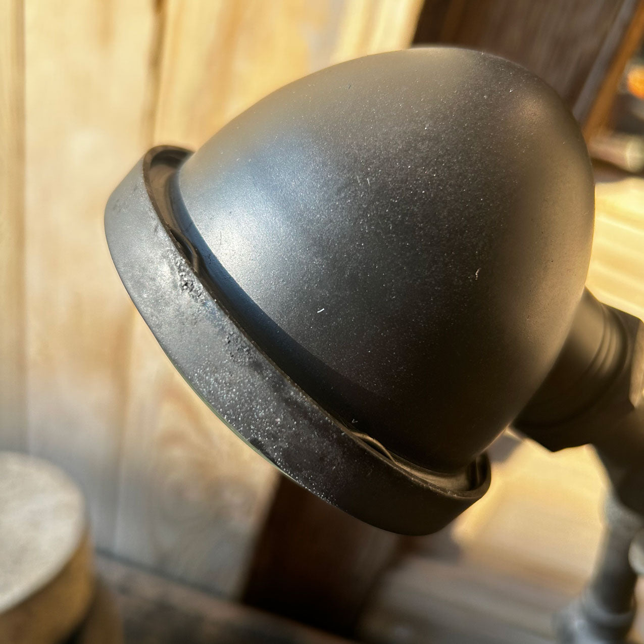 Lampe à poser - Nano patine Noir brûlé