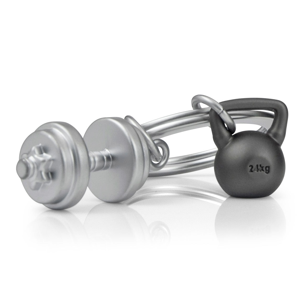 Porte-clés Crossfit, haltère - Metalmorphose