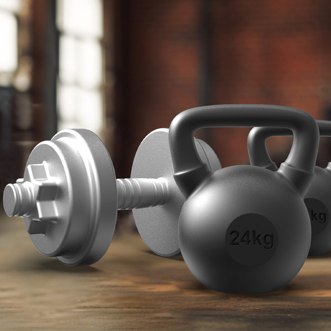 Porte-clés Crossfit, haltère - Metalmorphose