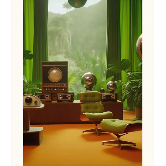 Affiche - Rétro futur - Eames