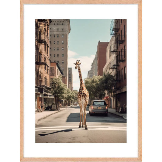 Affiche - Urban Zoo - Girafe