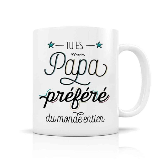 Mug - Tu est mon Papa préféré du monde entier...