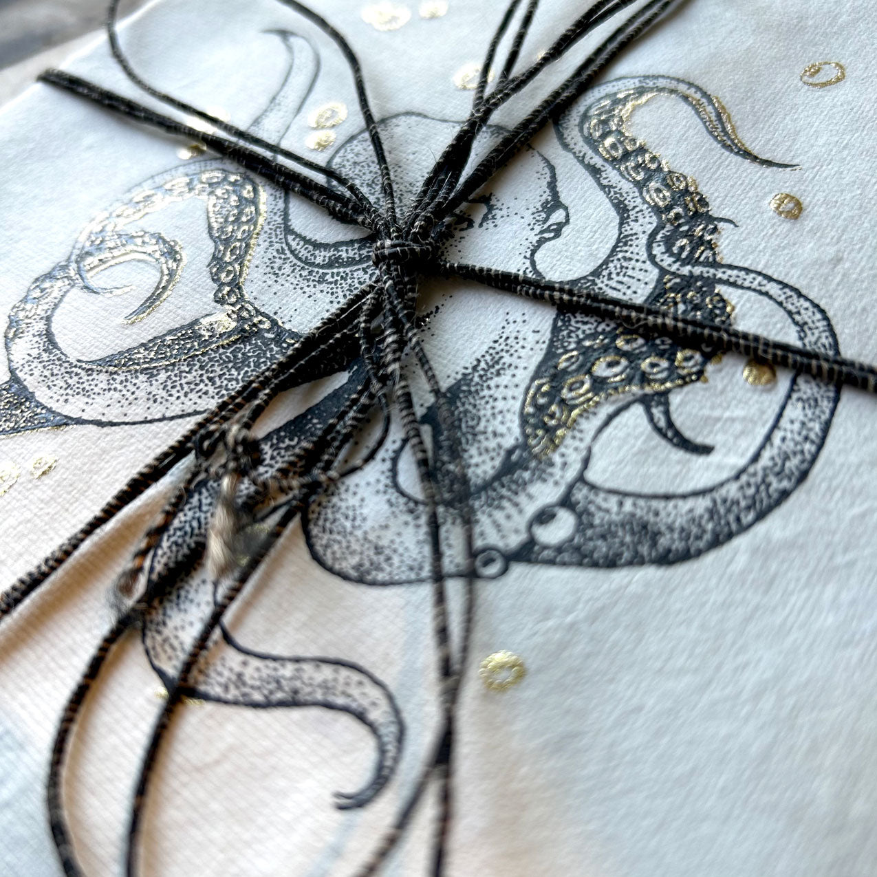 Carnet de pensées - Journal intime en papier de coton Octopus