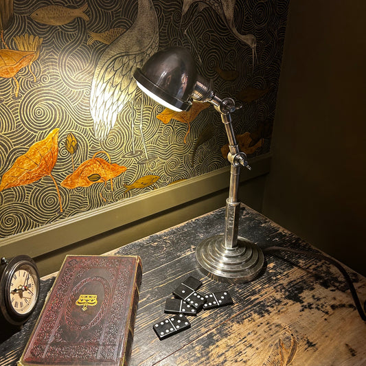 Lampe sur à poser - Nano patine Argent antique