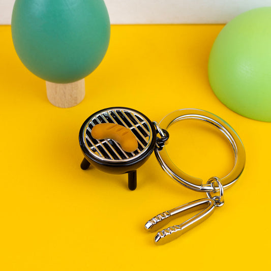 Porte-clés Barbecue & Pince - Metalmorphose