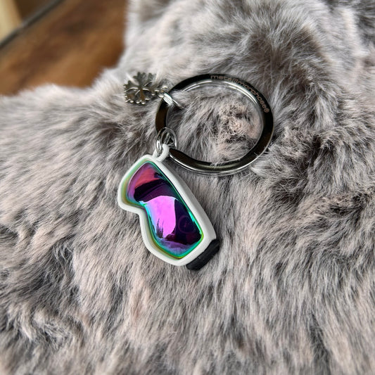 Portes-clés Lunettes de ski & flocon de neige - Metalmorphose