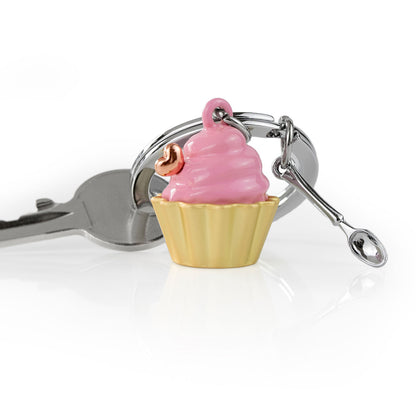 Porte-clés Cupcake & sa Cuillère - Metalmorphose