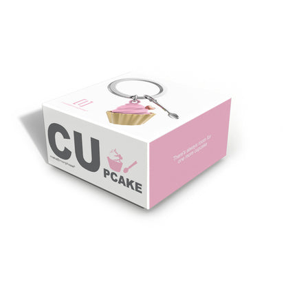 Porte-clés Cupcake & sa Cuillère - Metalmorphose