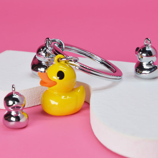 Porte-clés Famille Canards - Metalmorphose