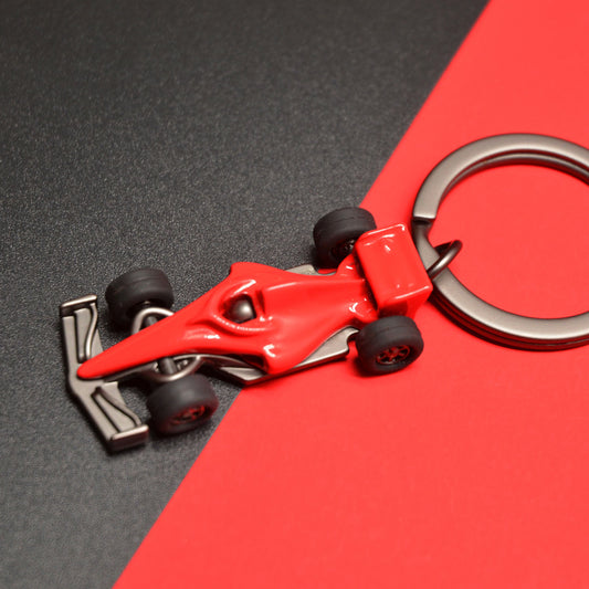 Porte-clés Voiture de Cours, Formule 1 - Metalmorphose