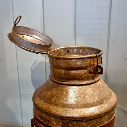 Pot à lait décoratif champêtre
